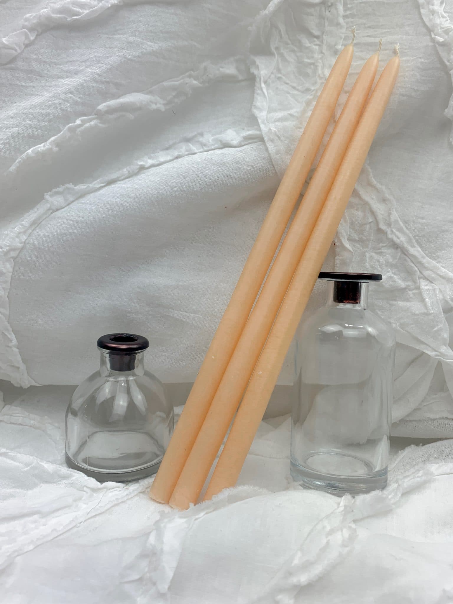 Skinny Taper Candles Ivory Made Market Co.