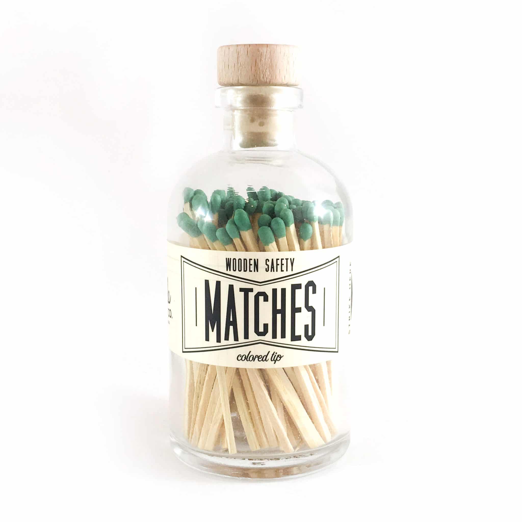 Vintage Apothecary Green Matches Made Market Co.