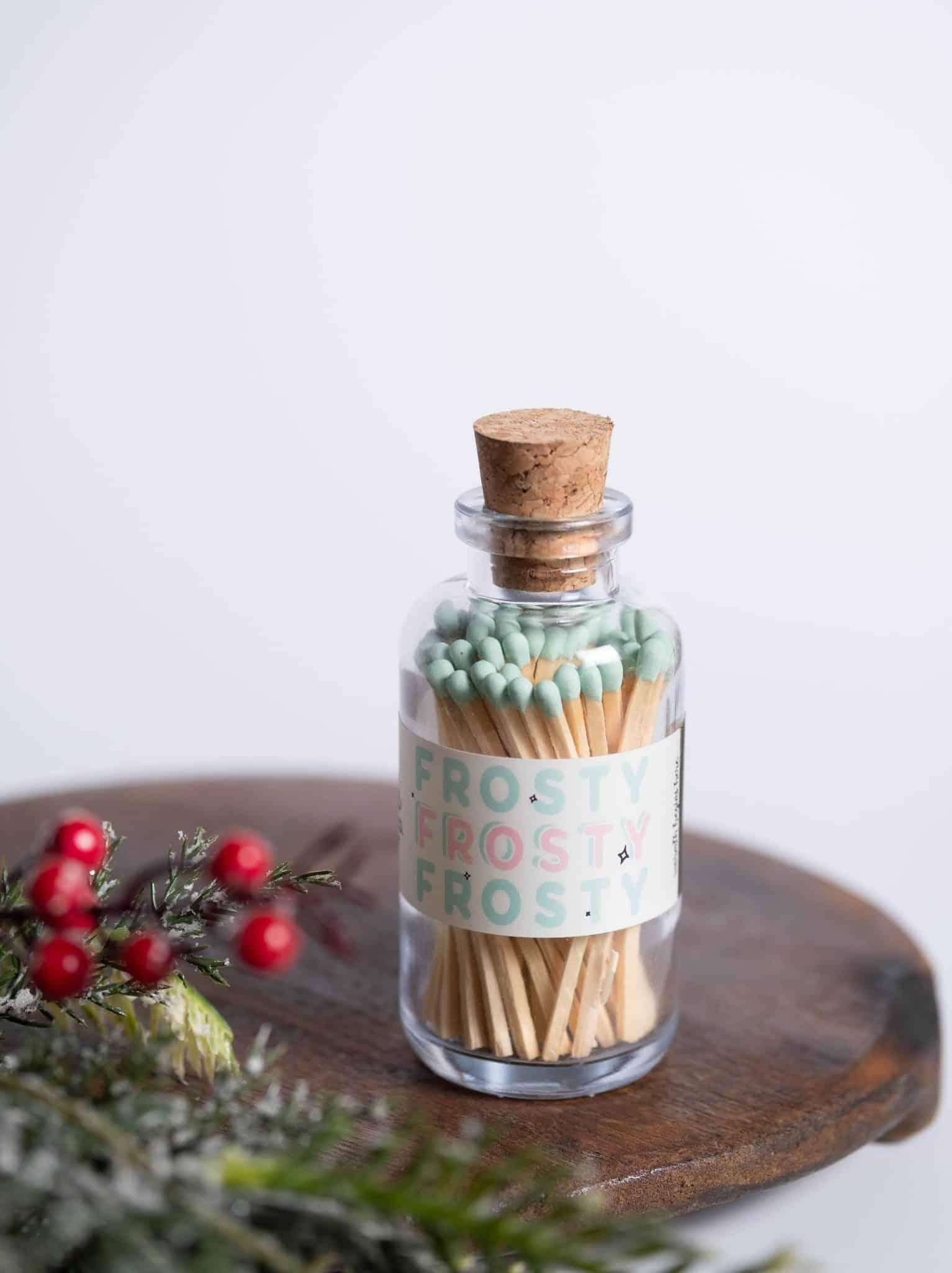 Apothecary Vintage Fireplace Teal Matches - Be Made