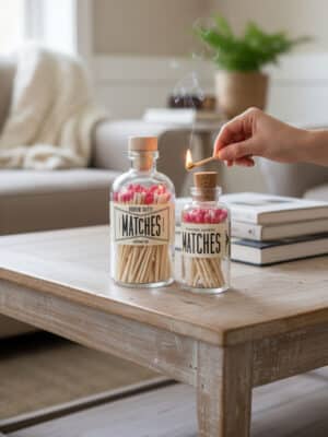 Vintage Apothecary Valentine's Matches