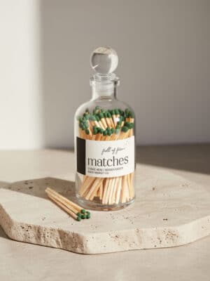 Full of Fire Olive Matches