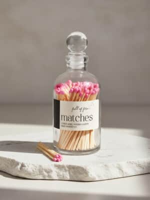 Full of Fire Pink Matches