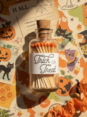 Mini Apothecary Halloween "Trick or Treat" Matches