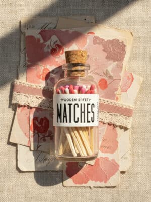 Mini Apothecary Valentine's Matches
